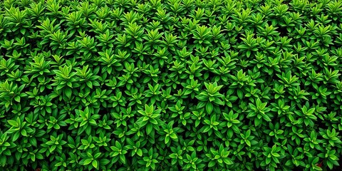Lush green shrubbery backdrop, vibrant foliage,  image,  nature