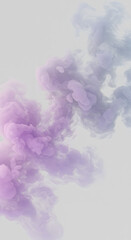 Fototapeta premium Abstract Lavender Ink Swirls: Elegant Fluid Background