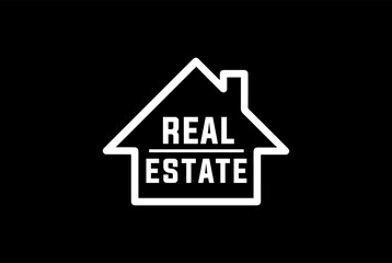 Real Estate logo vector illustration - home logo vector.