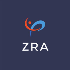 ZRA Letter Initial Logo Design Template Vector Illustration
