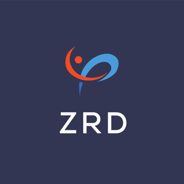 ZRD Letter Initial Logo Design Template Vector Illustration