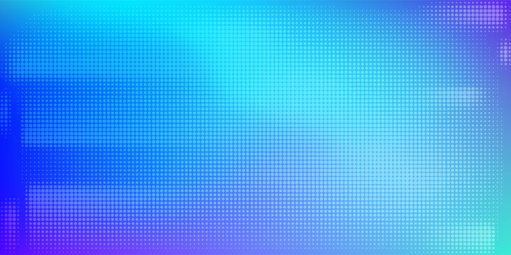 Blue halftone dot gradient background with smooth color transitions from deep blue to cyan. Modern and clean abstract design, perfect for digital, tech, and futuristic themes.