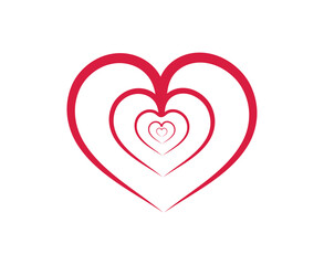 Heart icon . Vector