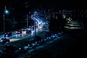 night city traffic