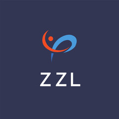 ZZL Letter Initial Logo Design Template Vector Illustration
