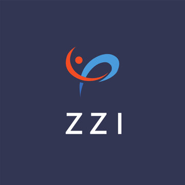 ZZI Letter Initial Logo Design Template Vector Illustration