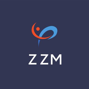 ZZM Letter Initial Logo Design Template Vector Illustration