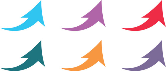 Obraz premium Vector Icon and Symbol Collection – Blue Circle Arrows, Business Shapes, Wave Designs, Nature-Inspired Elements, Silhouette Illustrations, and Concept Art Set for Design Projects