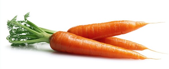 The vibrant carrots showcasing their freshness and natural beauty.