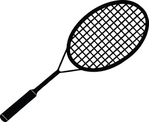 badminton bat silhouette  vector,badminton bat icon