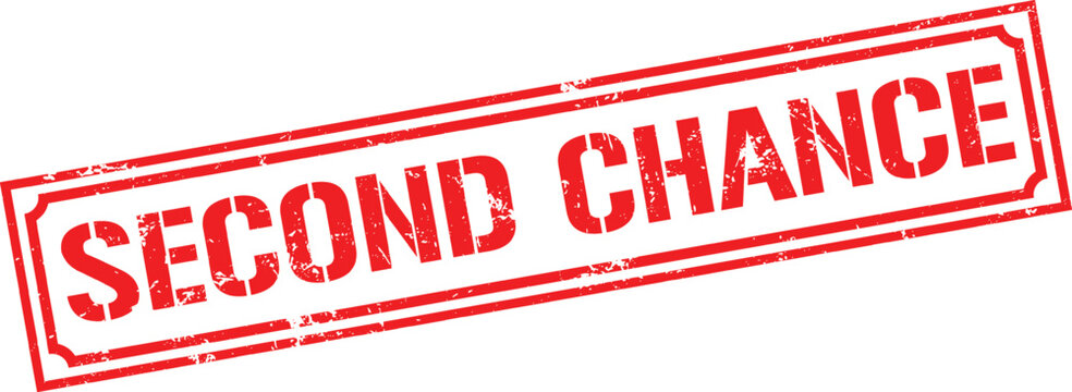 Grunge stamp second chance