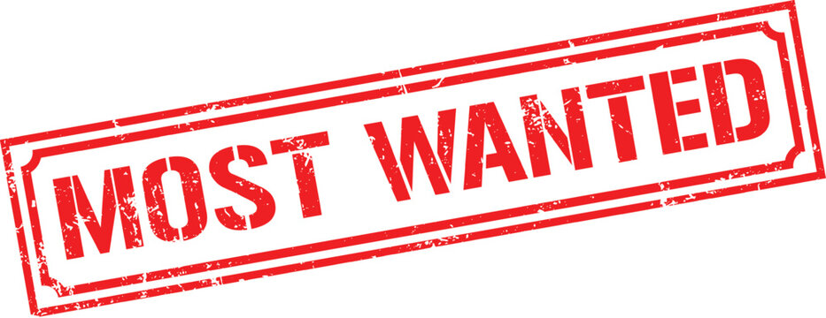 Most Wanted Grunge Stamp