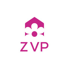 ZVP Letter Initial Logo Design Template Vector Illustration