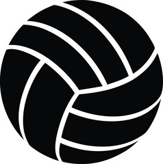 Volleyball simple silhouette  vector,Volleyball icon