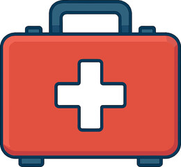 Obraz premium First aid kit designed for emergencies and medical situations at home, office, or outdoors