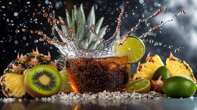 kiwi fruit and juice