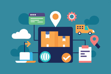 Office Team Collaboration and Data Analysis – Business Flat Vector Set

