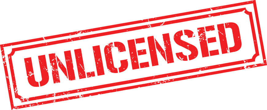 Grunge stamp unlicensed