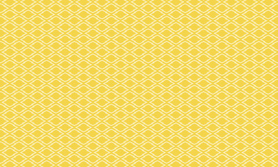 横に広い線が二重の黄色い松皮菱の模様