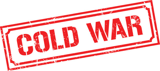 Grunge stamp cold war