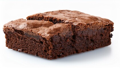Fudgy chocolate brownie piece