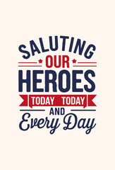 Honoring Veterans Quote Design Bundle &ndash; Typography Vector Set for Shirts and Wall Art