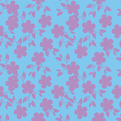 textile design with beautiful decorative flowers pattern image