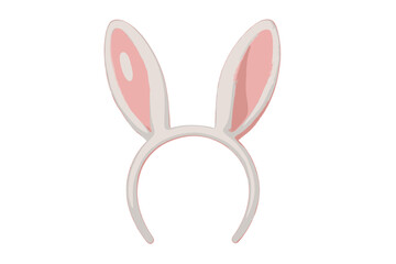 Fluffy bunny ears headband for fun costume parties and festive celebrations