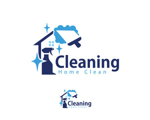 clean house logo creative design creative wave clear soap