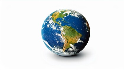 Fototapeta premium Earth globe americas view