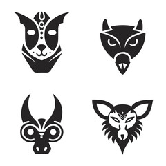 Obraz premium animal vector set