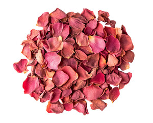Rose petals pile floral pink dry