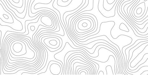 Topographic line map pattern. Black Contour and textured Background of geographic landscape terrain for hiking and mountain sport. Vector illustration
