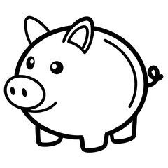 pig vector illustration