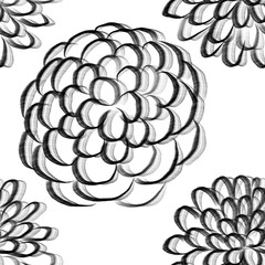 seamless pattern with flowers