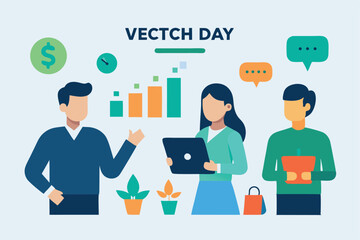 Economy, Productivity, and Business Growth Concept – Flat Vector Artwork