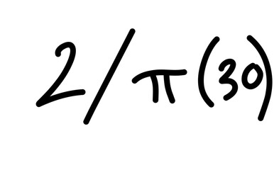 Hand Drawn scientific and mathematical calculations