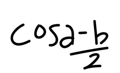 Hand Drawn scientific and mathematical calculations