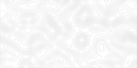 Topographic map background geographic line map. Modern design with White background with topographic wavy pattern design.