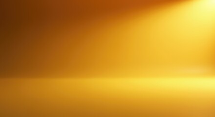 Fototapeta premium Gradient golden studio background