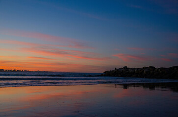 Atardecer Mar del Plata