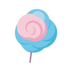 Sweet Delights Pink and Blue Cotton Candy Swirl