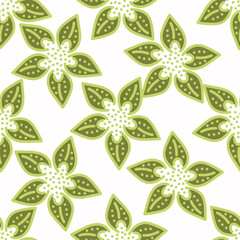 Seamless floral pattern, vintage background