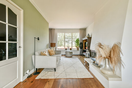 Bright and Modern Living Room Interior