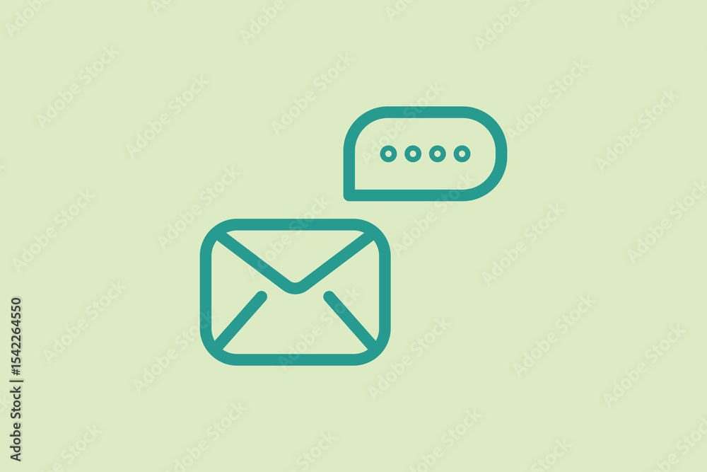 Poster message icon. icon related to ui elements. suitable for web site, app, user interfaces,element, prin