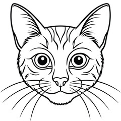 black cat vector illustration