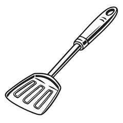 spatula isolated on white background