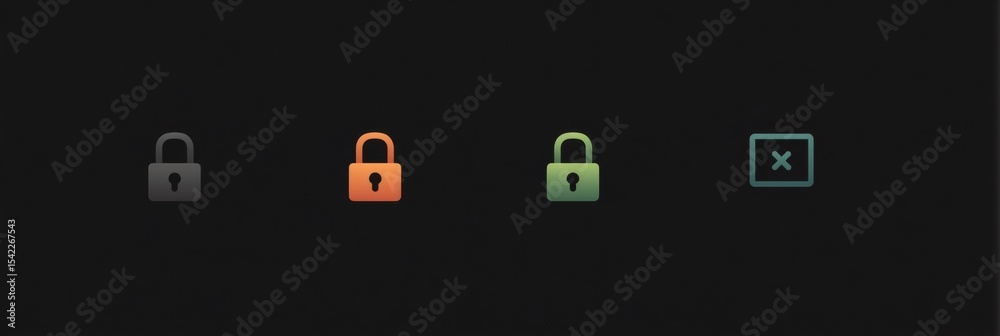 Poster Four Essential Steps to Improve Password Security in a Minimal Dark-Mode Design