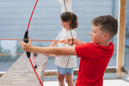 Kids embrace outdoor challenges with archery skills
