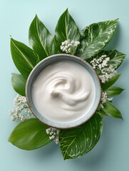 cream and mint